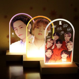 โคมไฟศิลปินเกาหลี BTS (ระบบไฟ​ LED เสียบสาย usb)​