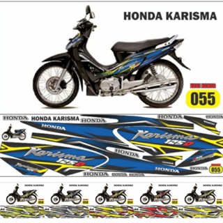 สติกเกอร์ ลายคลื่น karisma 125 D สําหรับติดตกแต่ง honda karisma X 125 Lis tahilland