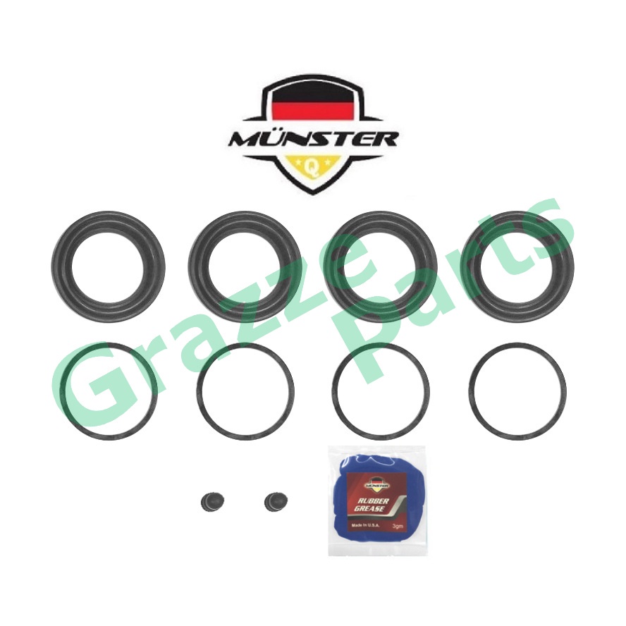 Münster Disc เบรค Caliper ชุดซ่อมด้านหน้าสําหรับ L2Y6-33-26ZX - Mazda CX5 CX-5 (2nd Gen) KF CX7 CX-7