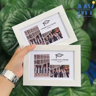 กรอบรูปพร้อมรูป 4x6 นิ้ว มีขาตั้ง ออกแบบฟรี