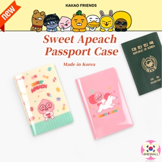 [Kakao Friends] Kakao Friends Sweet Apeach Passport Case, Travel, Passport Cover, Passport Holder