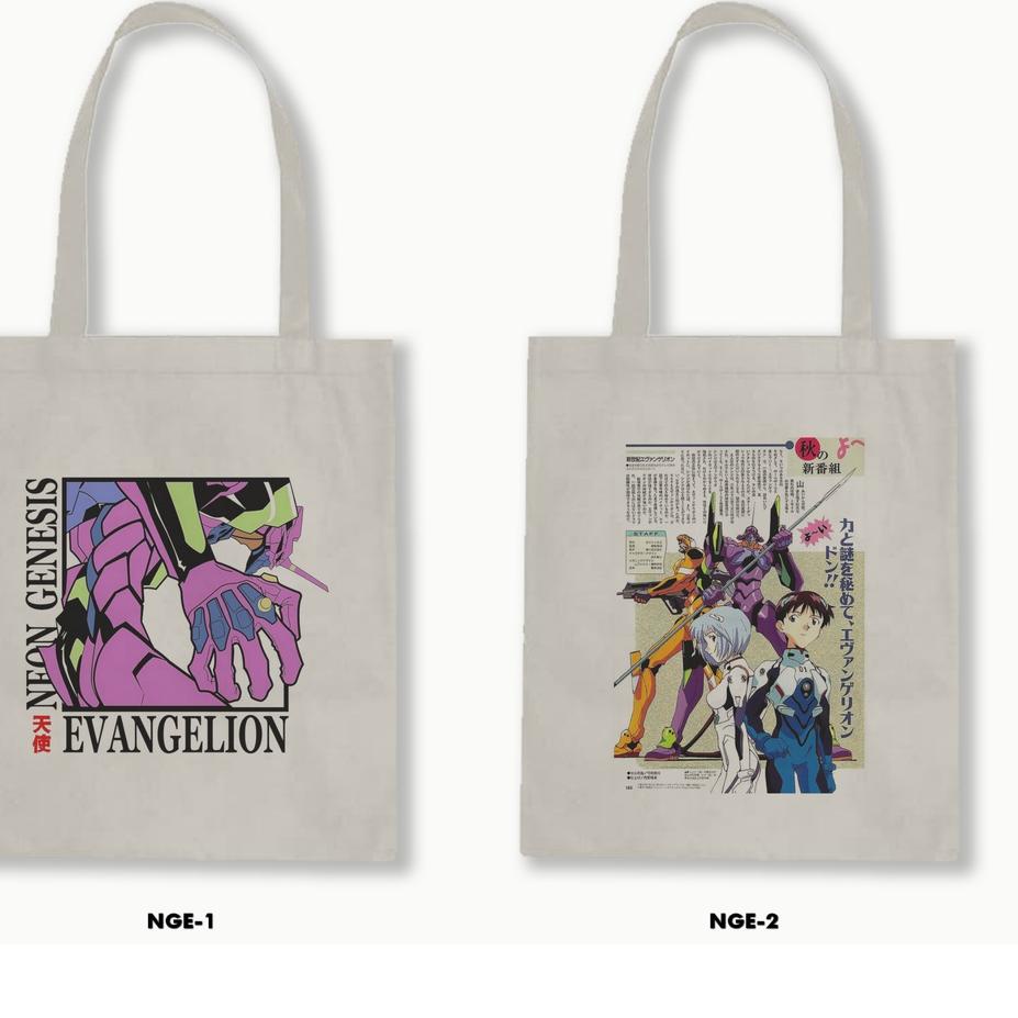 Hot TOTE BAG BLACU - NEON GENESIS EVANGELION / MANGA / ANIME