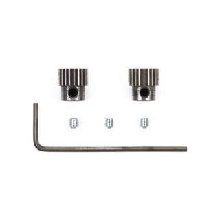 TAMIYA 53101 0.4 STEEL PINION GEARS (20T/21T) 0.4M 04 MODULE