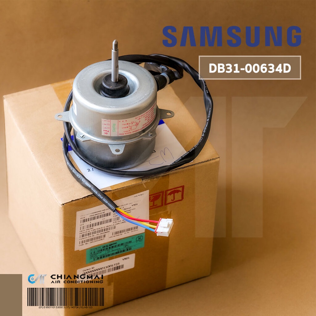 DB31-00634D มอเตอร์แอร์ Samsung มอเตอร์แอร์ซัมซุง มอเตอร์คอยล์ร้อน YGN30-6D 30W. อะไหล่แอร์ ของแท้ศู