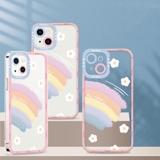 เคส OPPO Reno8 Pro 5G t Reno8t OPPO Reno 10 Pro Pro+ 8t 7 6 5 4 5G 7 Z Lite 6 5 4 Z 5G 3 2 F เคสนิ่มกันกระแทกสีรุ้งสวยงาม