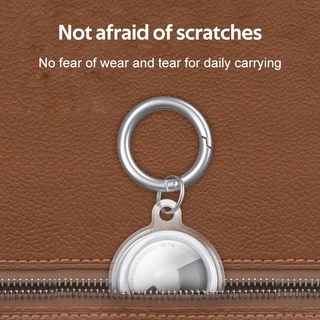 เคส Airtag แบบเต็ม ป้องกัน พวงกุญแจ เข้ากันได้กับ AirTags กระเป๋าสตางค์ ป้องกันรอยขีดข่วน ป้องกันการตก เคสใส แท็กอากาศ เคส