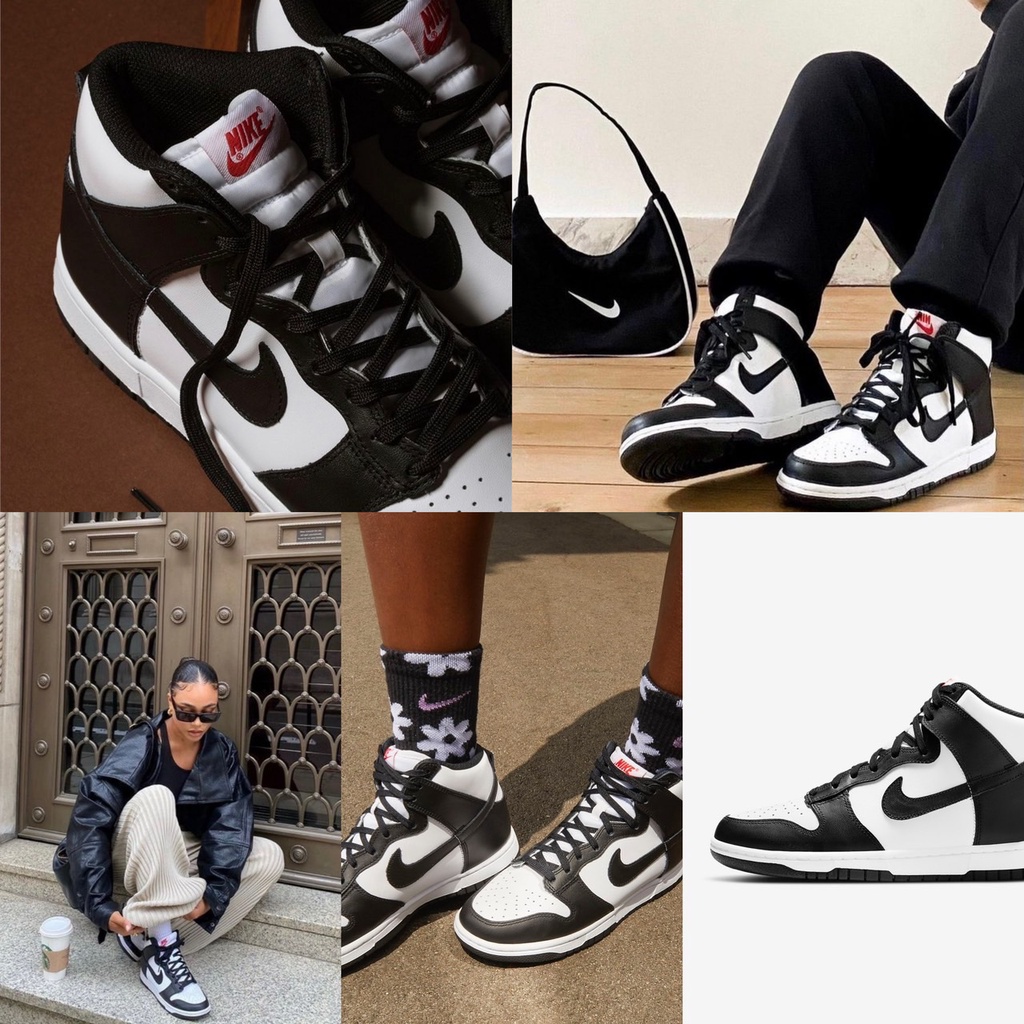 [Preorder จากญี่ปุ่น 3-4 Weeks] รองเท้าไนกี้ Nike dunk high Panda รุ่นฮิต ของแท้ 100%