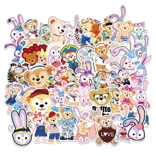 50 ชิ้นสติ๊กเกอร์ลายการ์ตูนหมี Duffy Shellie May &amp; Stellalou Rabbit กันน้ํา