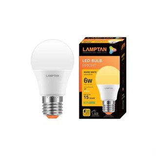 หลอด LED LAMPTAN BULB BRIGHT 6 วัตต์ E27 WARMWHITE