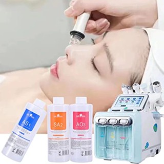 3pcs Hydra Facial Solution Skin Rejuvenation Moisturizing Water Aqua Peeling Facial Cleansing Skin Care For Hydrafacial