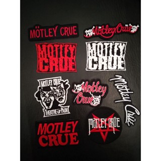 MOTLEY CRUE ตัวรีดติดเสื้อ อาร์มติดเสื้อ งานปัก งานdiyมี9แบบ