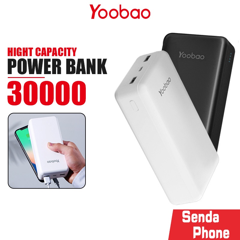 พาวเวอร์แบงค์ Yoobao รุ่น N33 ความจุ 30000mAh. แบตสำรอง ชาร์จเร็ว Powerbank ชาร์จพร้อมกันได้อย่างรวด