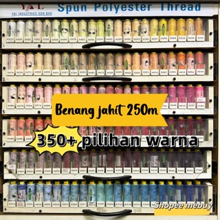 [1 ชิ้น] ด้ายเย็บผ้า ขนาดเล็ก 250 เมตร ด้ายเย็บผ้า natasia สีขาว / ดํา / ด้ายเย็บผ้า สีดํา / สีขาว / สี