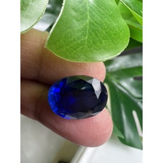 Synthetic Blue sapphire 12x16mm 1 pieces