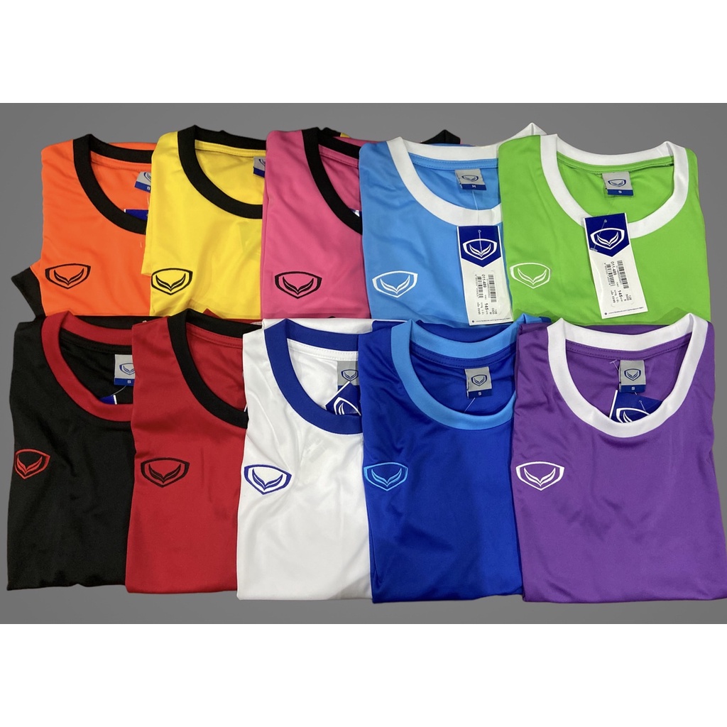 เสื้อกีฬาคอกลม เสื้อฟุตบอลคอกลม Grand Sport 11-489 ครับ ราคา ถูกที่สุด ดีลบีเคเค แกลเลอรีภาพที่ 8