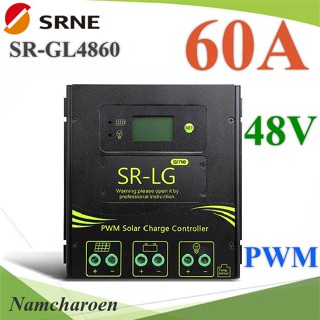 โซลาร์ชาร์จ คอนโทรลเลอร์ SRNE รุ่น SR-LG4860 12V-48V PWM รุ่น SR-LG4860 NC