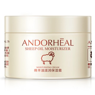 Andorheal Vaseline Lanolin โลชั่นบํารุงผิวกาย ให้ความชุ่มชื้น 140 กรัม ANDORHEAL Vaseline Lanolin Moisturizing Cream 140g Fragrance Body Lotion Whole Can Be Used As Makeup Remover 凡士林绵羊油滋润保湿霜140g 补水保湿滋润香体身体乳液全身可用,可當卸妝使用Its not sticky at all. Its dry aft