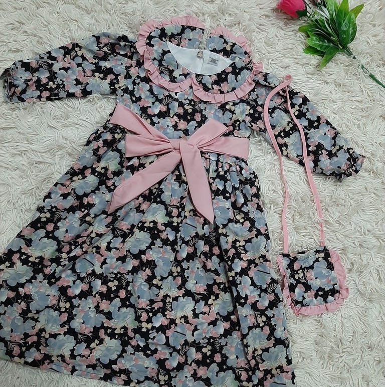 เดรสเด็ก ชุดเด็กผู้หญิง ชุดเด็กอิสลาม Muslim kids dress