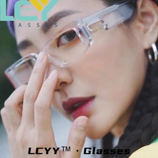 Lcyy ใหม่ แว่นตากันแดดแฟชั่น กรอบสี่เหลี่ยม ขนาดเล็ก สําหรับผู้ชาย และผู้หญิง 8688