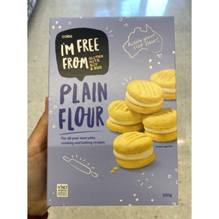 Plain Flour For Cooking And Baking Recipes ( Coles Brand ) 500 G.แป้งสำเร็จรูป สำหรับทำ ขนม ( ตรา โคลส์ )