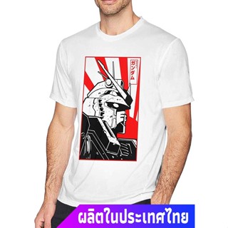 แขนสั้นcrew neck2021 ข้อเสนอพิเศษ หุ่นยนต์ ผู้ชาย Jotaro Gundam Japan Sun Short Sleeve T-Shirt Top For Men คอกลม แฟชั่นเ