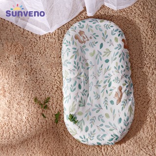 Sunveno ผ้าคลุมเตียง ผ้าฝ้ายนุ่ม ระบายอากาศ สําหรับเด็กทารกแรกเกิด 87*49 97*95