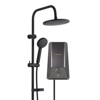 เครื่องทำน้ำอุ่น mazuma รุ่น IONIQ 4.5 RAIN SHOWER SATIN BLACK