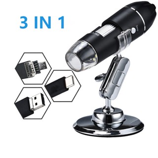 1600X Digital Microscope for Soldering USB Electronic Microscope for Mobile Phone Repair LED Magnifier Camera Endoscope