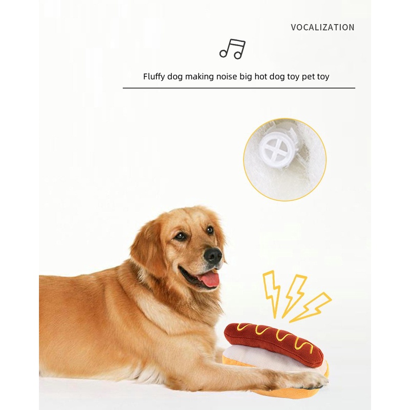 ใหม่ ของเล่นปริศนา รูปขนมปังจําลอง แบบเสียง สําหรับฝึกสัตว์เลี้ยง สุนัข