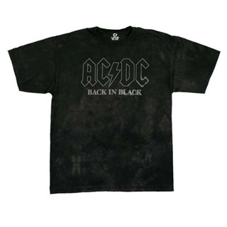 เสื้อยืดผ้าฝ้าย ลาย Ac Dc Back In Tie Dye พลัสไซซ์ ของขวัญคริสต์มาส สําหรับผู้ชาย XS-6XLS-5XL