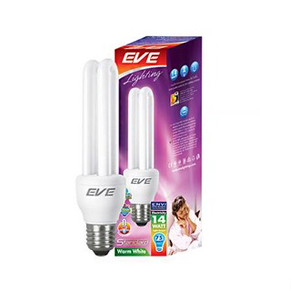 หลอดประหยัด EVE STANDARD CFL 14 วัตต์ WARMWHITE