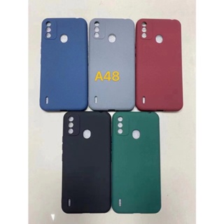 เคสโทรศัพท์มือถือ ป้องกันลายนิ้วมือ สีพื้น แบบเรียบง่าย สําหรับ infinix ITEL A25 A26 A33 A37 A48 A49 A56 A58 Pro Plus