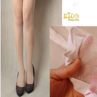 Kidoprincesskids ถุงน่องเด็ก (ร้านอยู่รัชดา)ถุงน่องตาข่ายเด็ก L202 สีขาว ถุงน่องตาข่าย