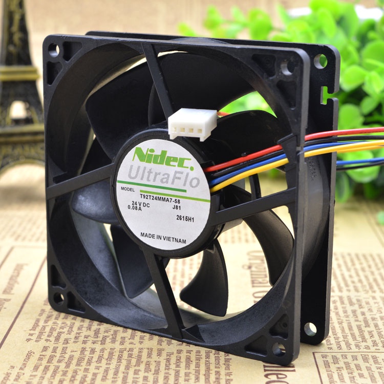 YY ORIGINAL T92T24MMA7-58 24V 0.08A 9025 INVERTER COOLING FAN 9CM