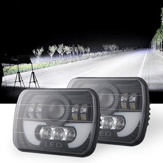 7X6in 5X7in LED Headlights 6052 6054 H5054 H6054 LED Headlight DRL Sealed Beam For GMC Ford Chevy Chevrolet Cargo Jeep