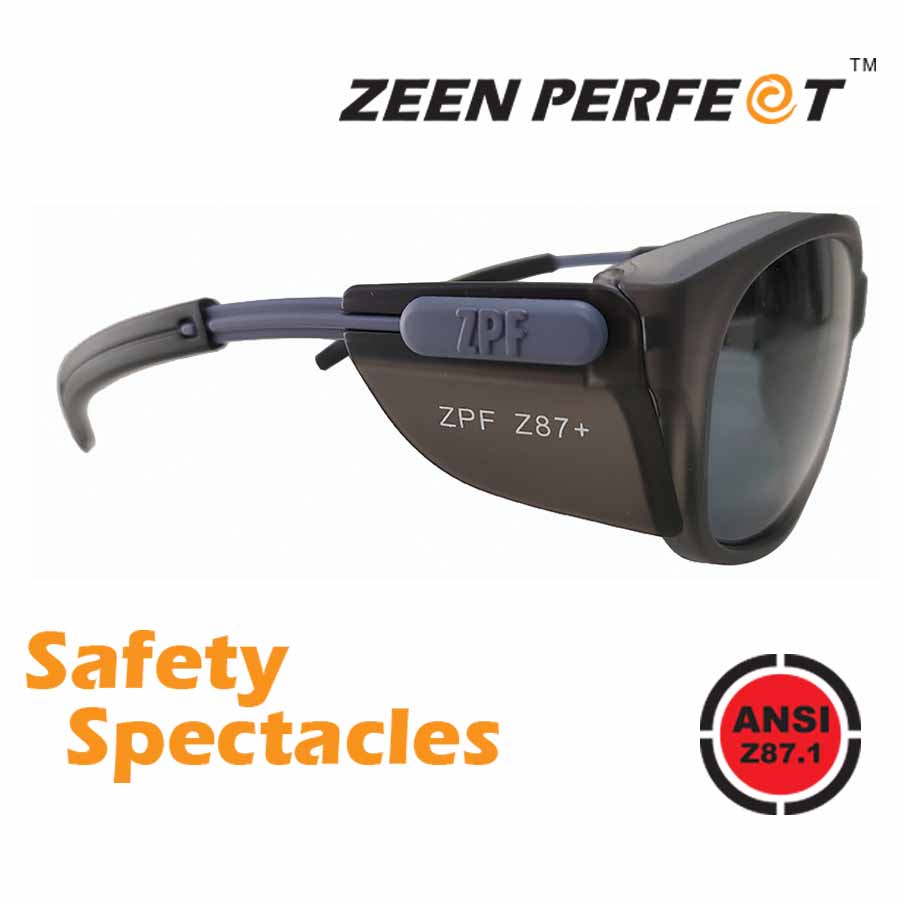 แว่นตาเซฟตี้ ZEEN PERFECT Nuvo series รุ่นมีกระบังข้าง