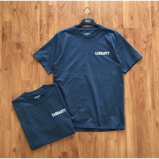 ⏸CARHARTT WIP UNIVERSITY SCRIPT T-SHIRT เสื้อยืดคอกลมแขนสั้นแบรนด์