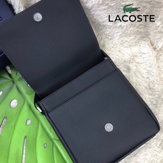 กระเป๋าธุรกิจแฟชั่นลำลองสำหรับบุรุษ กระเป๋าสะพายข้าง กระเป๋าสะพาย*Lacoste_ กระเป๋า กระเป๋าผู้ชาย