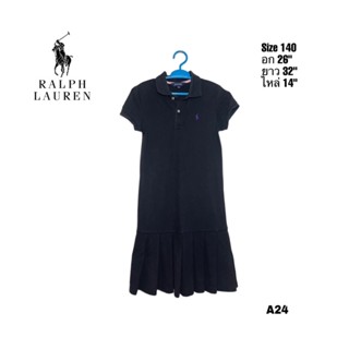 RALPH LAUREN (ราฟลอเร๊นซ์) เด็ก size 140  จับจีบกระโปรงน่ารัก 6-7 ขวบ A24