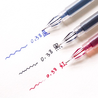 black / blue / red Transparent Gel Pen Diamond Head