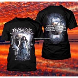 เสื้อยืดลําลอง แขนสั้น พิมพ์ลาย Anastasya Gothic Metal Indonesia x Garasi Rebel Distro Kaos สําหรับผู้ชาย