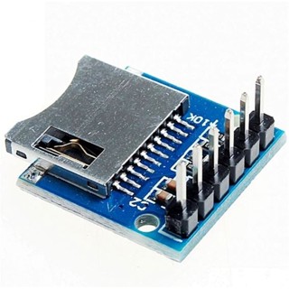 โมดูลอ่านเขียน microSD card Mini Micro SD Card Module Memory Module for Arduino (บัดกรีขาแล้ว)