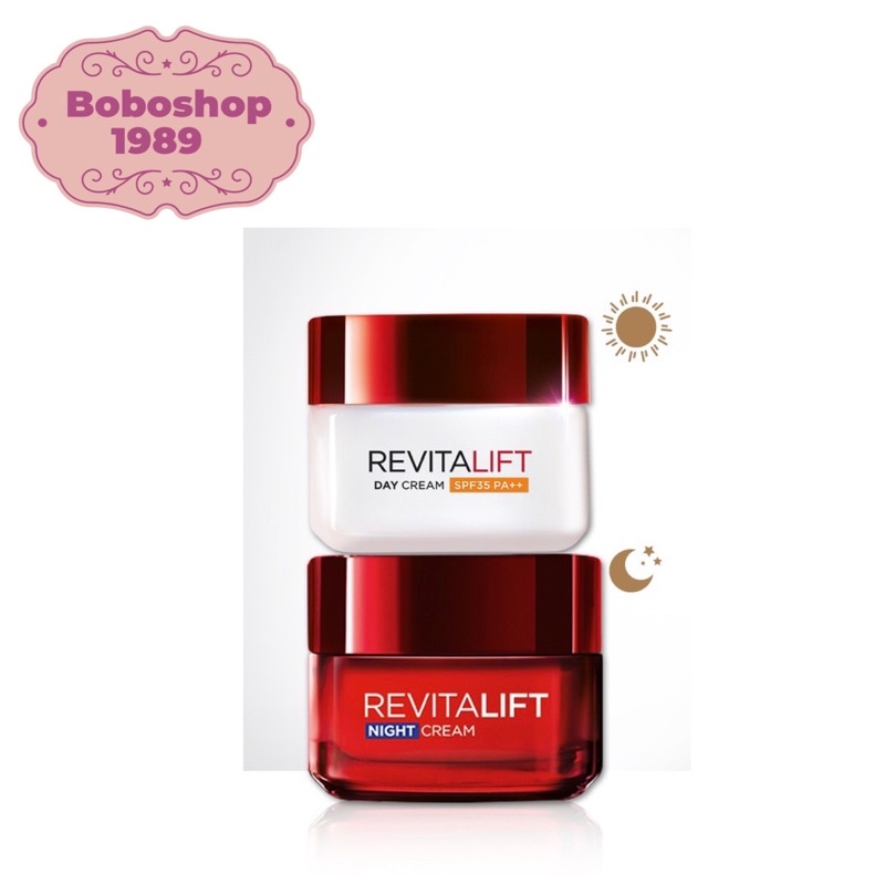 ลอรีอัล ปารีส รีไวทัลลิฟท์ เดย์ครีม 50มล. + ไนท์ครีม 50มล.