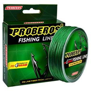 Proberos 1PC สายตกปลา 100 M &amp; 110yds Braiding Line 4 Strands PE สายตกปลา 6lb ~ 100lb สีเขียว /สีฟ้า/สีเหลือง/สีเทา/สีแดง