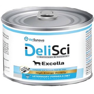 Vetsynova DeliSci Excella ขนาด 185 g อาหารสำหรับสุนัขป่วย หลังผ่าตัดหรือกำลังพักฟื้น ให้พลังงานสูง