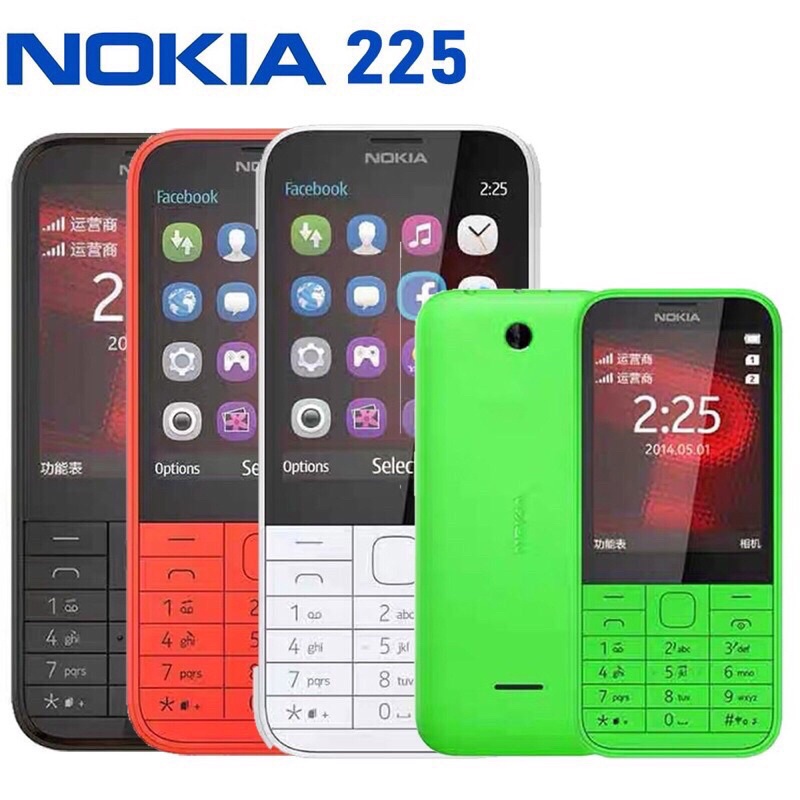 โทรศัพท์มือถือปุ่มกด Nokia 225 แท้ มือถือปุ่มกด รองรับทุกค่ายซิม ซิม3G 4G 5G ปุ่มกดไทย/เมนูไทย