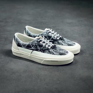 C2h4 x Vans "Virtual Reality Alpha" Era Low Cut รองเท้าผ้าใบลําลอง ลายการ์ตูนกราฟฟิตี้ สําหรับผู้ชาย ผู้หญิง