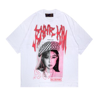 เสื้อยืดโอเวอร์ไซส์เสื้อยืด ขนาดใหญ่ TOXIC1805 JENNI3 สีขาวS-3XL