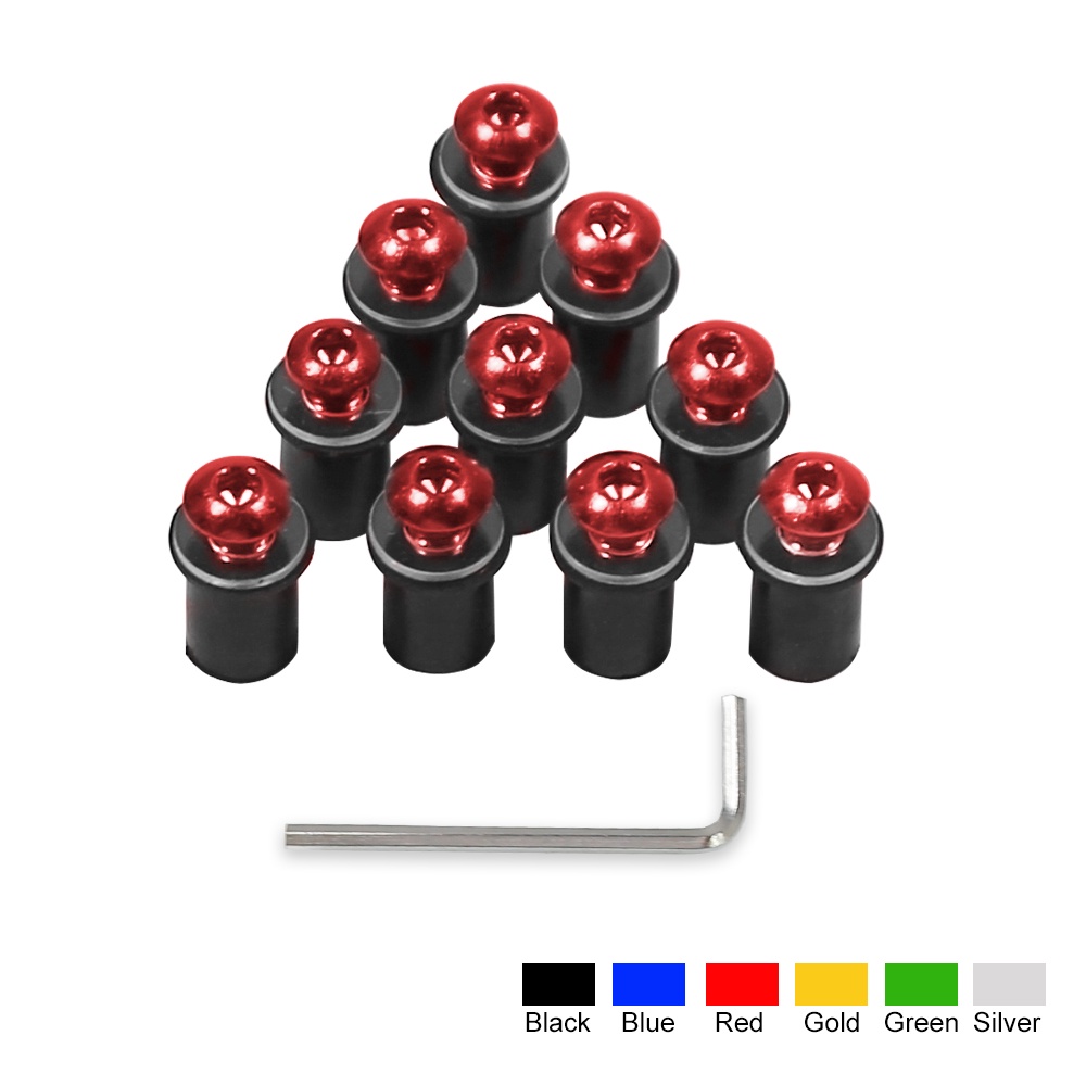 น็อตยาง V2 V1 M5 อุปกรณ์เสริม สําหรับ WINDSHIELD ADV Aerox Visor Bolts 10 ชิ้น