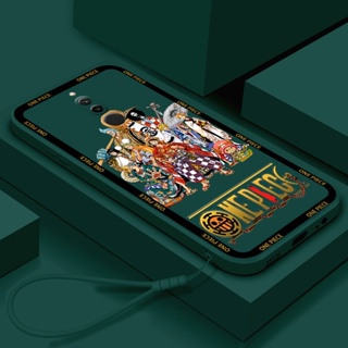 เคสโทรศัพท์มือถือ TPU นิ่ม กันกระแทก ทรงสี่เหลี่ยม พิมพ์ลาย ONE PIECE สําหรับ Redmi 7 7A 8 8A 6A 6 Pro 5A 5 Plus 4A